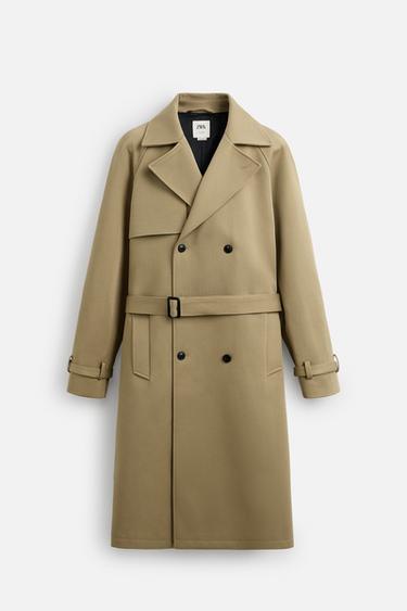 LIMITED EDITION RELAXED FIT TRENCH COAT - camel by Zara