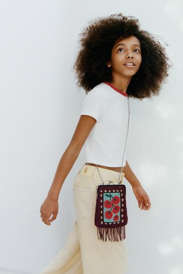 FAUX PEARL CROSSBODY BAG - Multicoloured by Zara