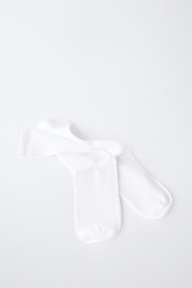 FOUR-PACK OF MID-CALF SOCKS - White by Zara