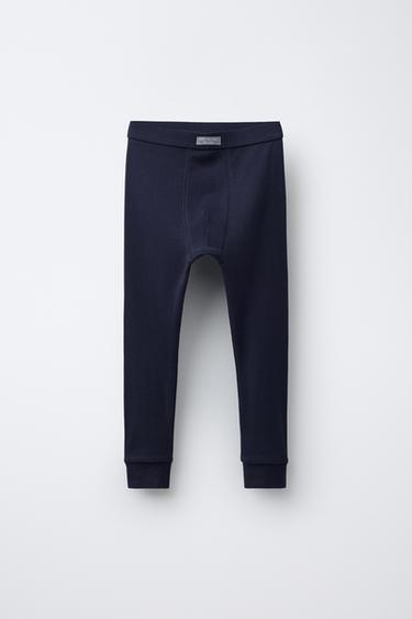 6-14 YEARS/ LONG UNDERPANTS WITH LABEL - Navy blue by Zara - Image 0