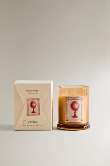 (150 G) CUIR NUIT SCENTED CANDLE - charcoal grey by Zara - Image 0
