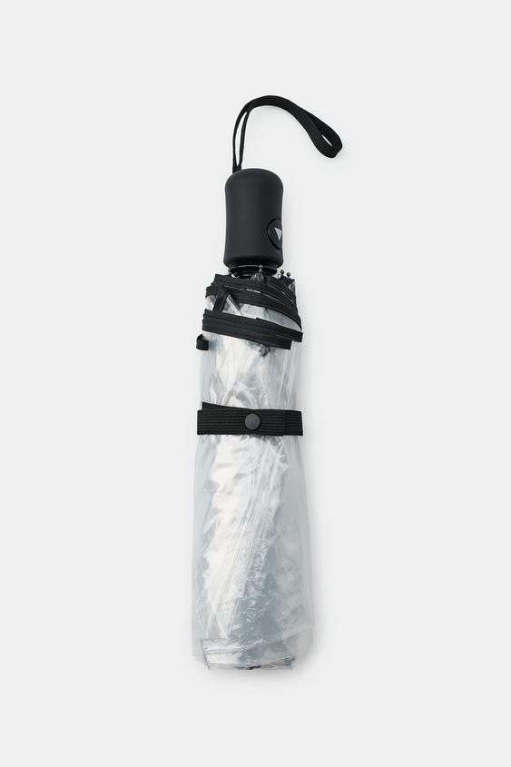CLEAR AUTOMATIC UMBRELLA - Black by Zara - Image 0