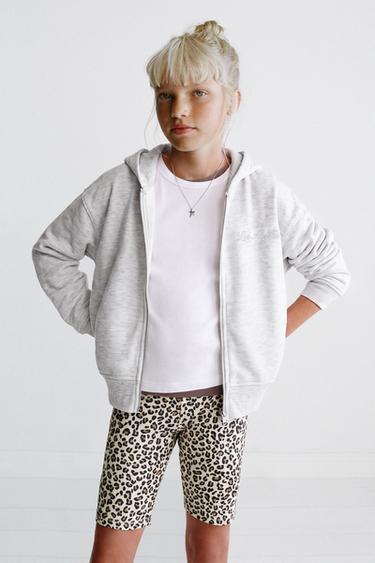 PLAIN CYCLING LEGGINGS - Leopard by Zara
