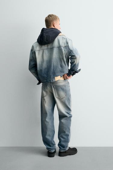 SR_A SELVEDGE STRAIGHT-LEG JEANS - Mid-blue by Zara