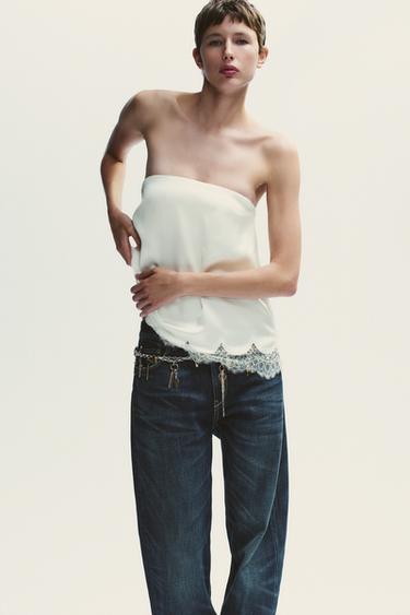 CONTRASTING METAL KEY BELT - Gold / Silver by Zara - Image 0