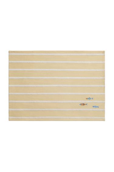 EMBROIDERED PLACEMAT - Yellow by Zara