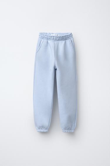 PLUSH JOGGERS - Light blue by Zara - Image 0