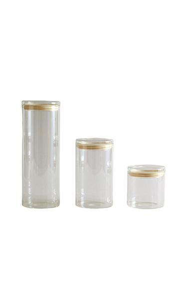 BOROSILICATE STORAGE JAR - Transparent by Zara