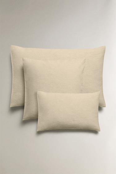 PLAIN CUSHION COVER - Light beige by Zara - Image 0