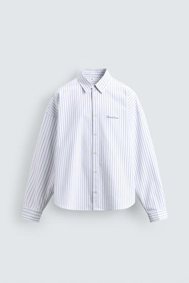 EMBROIDERED STRIPED SHIRT - Stripes by Zara