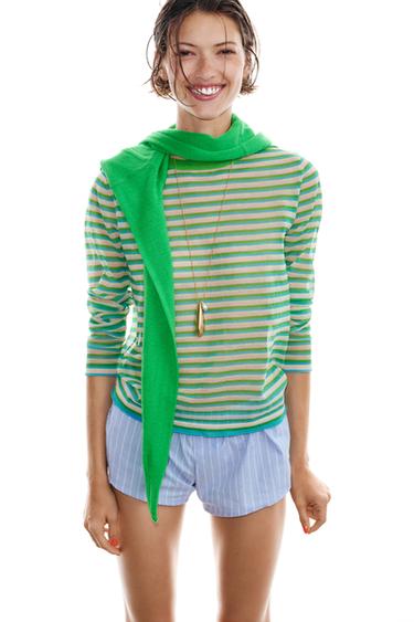 FINE KNIT STRIPED JUMPER - striped by Zara