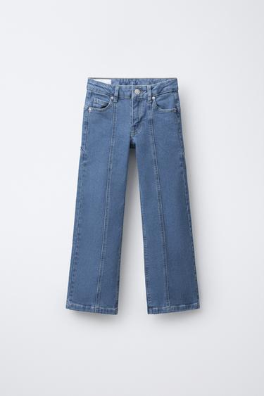 BOOTCUT JEANS WITH DART DETAIL - Blue by Zara