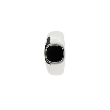 STONE SIGNET RING - Silver by Zara