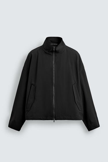 TEXTURED TECHNICAL JACKET - Black by Zara