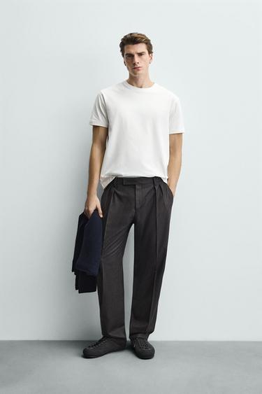BASIC MEDIUM WEIGHT T-SHIRT /02 - White by Zara