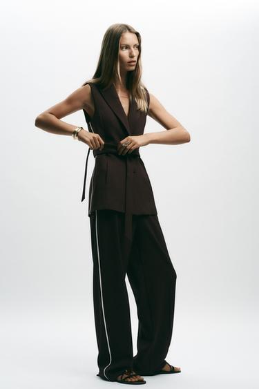 WAISTCOAT AND TROUSERS SET - 199 by Zara