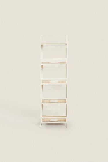 STORAGE UNIT WITH SHELVES - Light beige by Zara