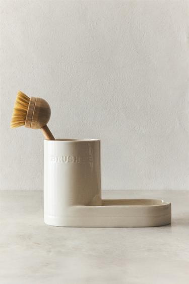 CERAMIC UTENSIL HOLDER - Cream by Zara