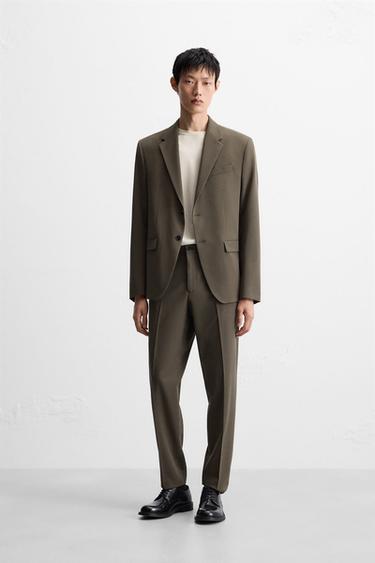 COMFORT SUIT BLAZER - Dark olive by Zara