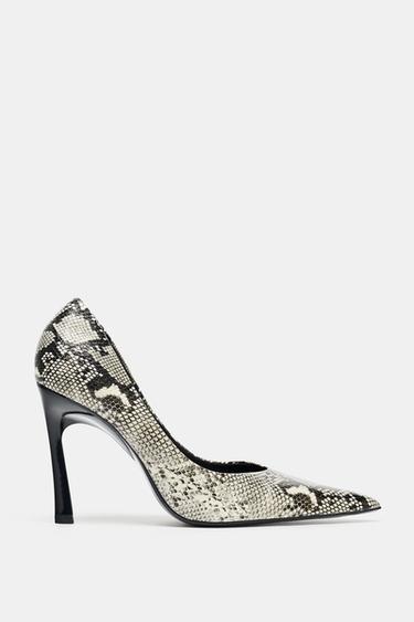 ANIMAL PRINT HIGH-HEEL SHOES - Snakeskin by Zara