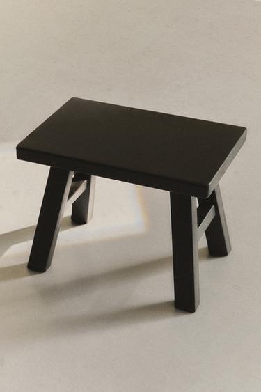 SMALL STOOL - Black by Zara