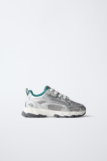 MESH TRAINERS - Green by Zara