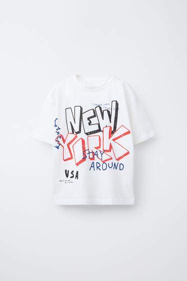 GRAFFITI PRINT T-SHIRT - White by Zara - Image 0