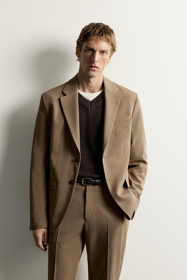 COMFORT SUIT BLAZER - camel by Zara