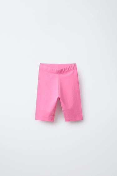PLAIN CYCLING LEGGINGS - Neon pink by Zara