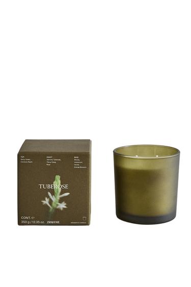 (350 G) TUBEROSE SCENTED CANDLE - Purple by Zara