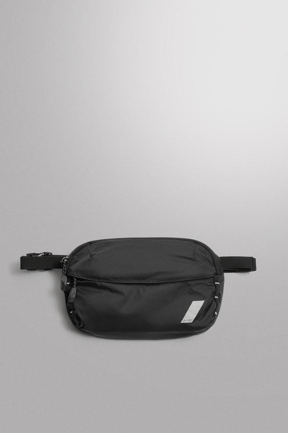 FOLDABLE SPORTS BELT BAG - Black by Zara - Image 0