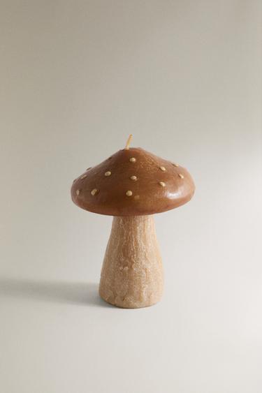 SMALL MUSHROOM SCENTED CANDLE PUMPKIN SPICE - Pumpkin by Zara