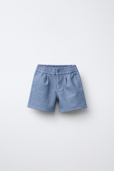 COMFORT BERMUDA SHORTS - Blue by Zara