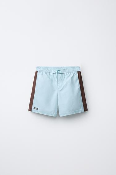 4-6 YEARS/ PUKAS SURF COLOUR BLOCK SWIM SHORTS - Blue by Zara