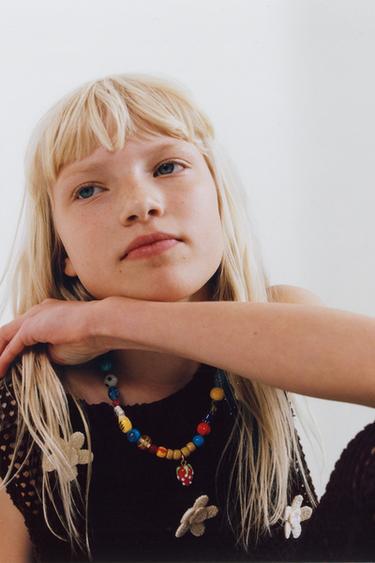 BEADED NECKLACE - Multicoloured by Zara