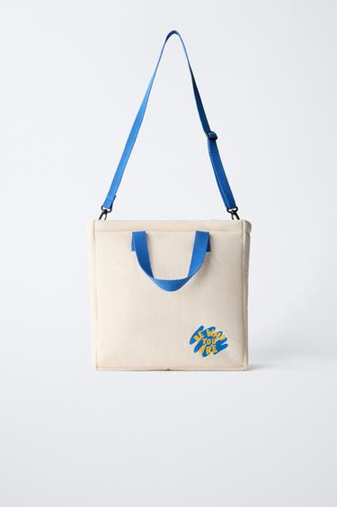 COLOUR-BLOCK TOTE BAG - Multicoloured by Zara - Image 0