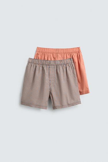 2-PACK OF ASSORTED POPLIN BOXERS - various by Zara