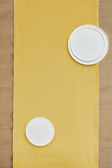 TABLE RUNNER 01 - Mid-yellow by Zara