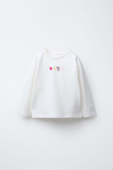 SLOGAN PRINT T-SHIRT - White by Zara