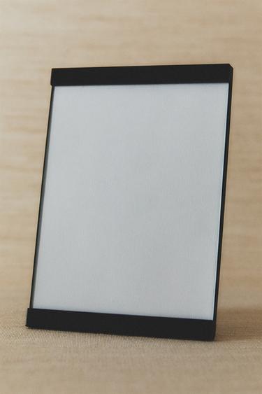 BLACK METAL PHOTO FRAME - Black by Zara