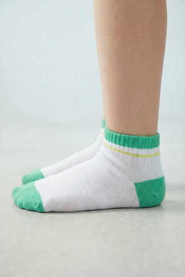5-PACK OF ANKLE SOCKS - Multicoloured by Zara