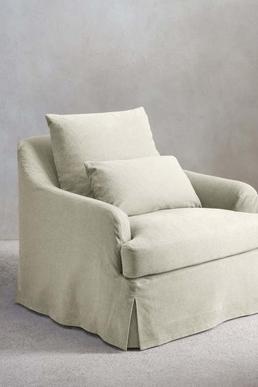 ARMCHAIR 01 COTTON COVER - Light beige by Zara