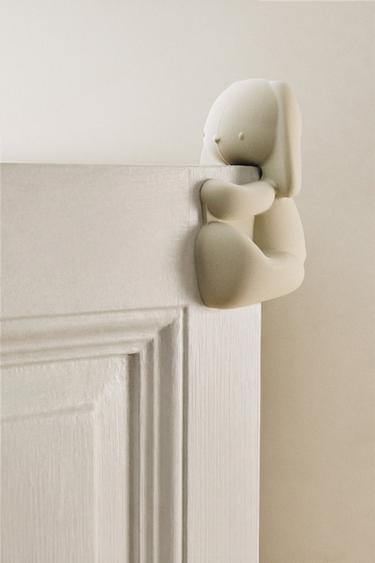 CHILDREN'S RABBIT DOORSTOP - Taupe grey by Zara