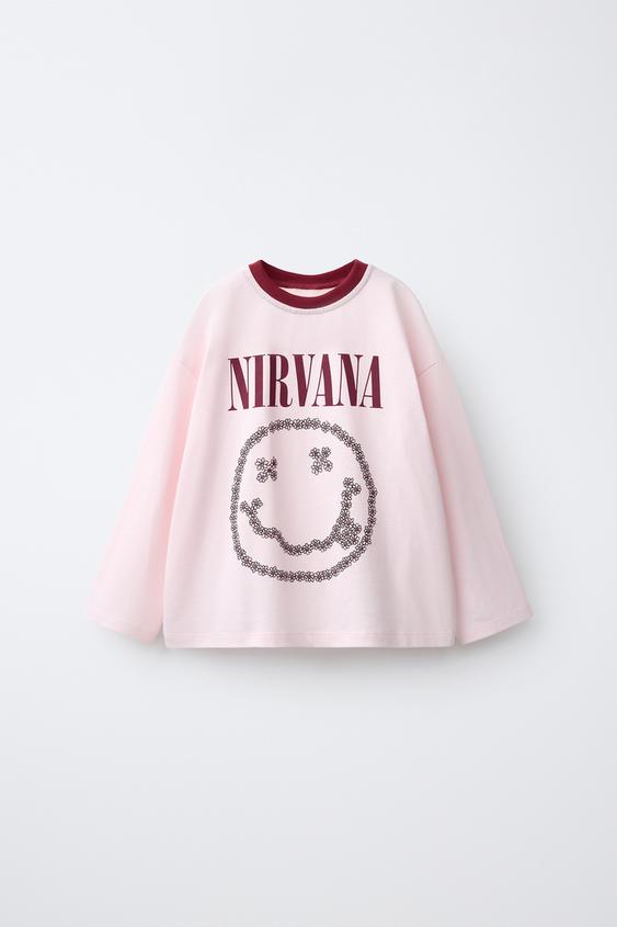 NIRVANA ® PRINT T-SHIRT - Pink by Zara - Image 0
