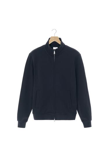 HEAVYWEIGHT ZIP-UP SWEATSHIRT - Dark navy by Zara