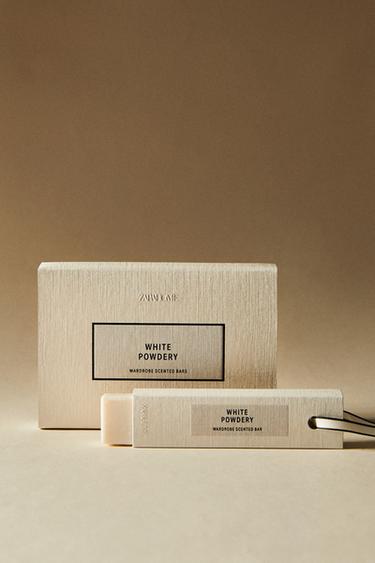 WHITE POWDERY SCENTED WARDROBE BAR PACK (PACK OF 3) - Various by Zara - Image 0