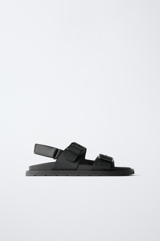 BUCKLE SANDALS - Black by Zara - Image 0
