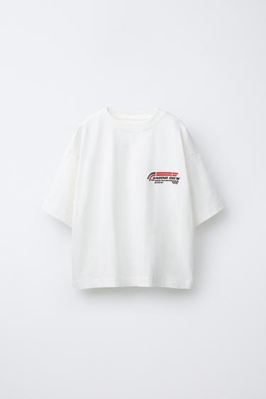 SLOGAN PRINT T-SHIRT - White by Zara - Image 0