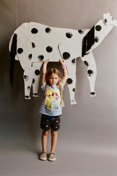 PIPPI LONGSTOCKING © ASTRID LINDGREN COMPANY STRIPED T-SHIRT - striped by Zara
