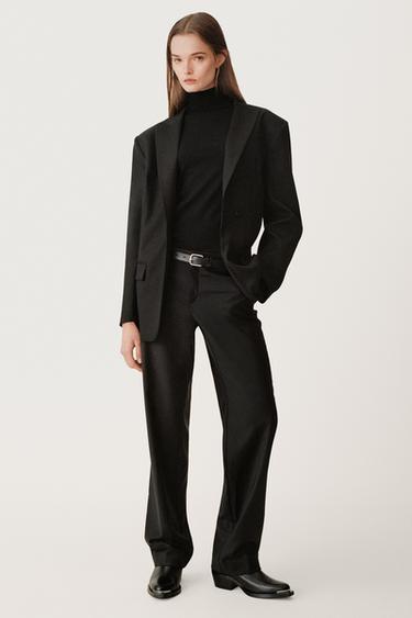 LONG OVERSIZE BLAZER 50TH ANNIVERSARY - Black by Zara